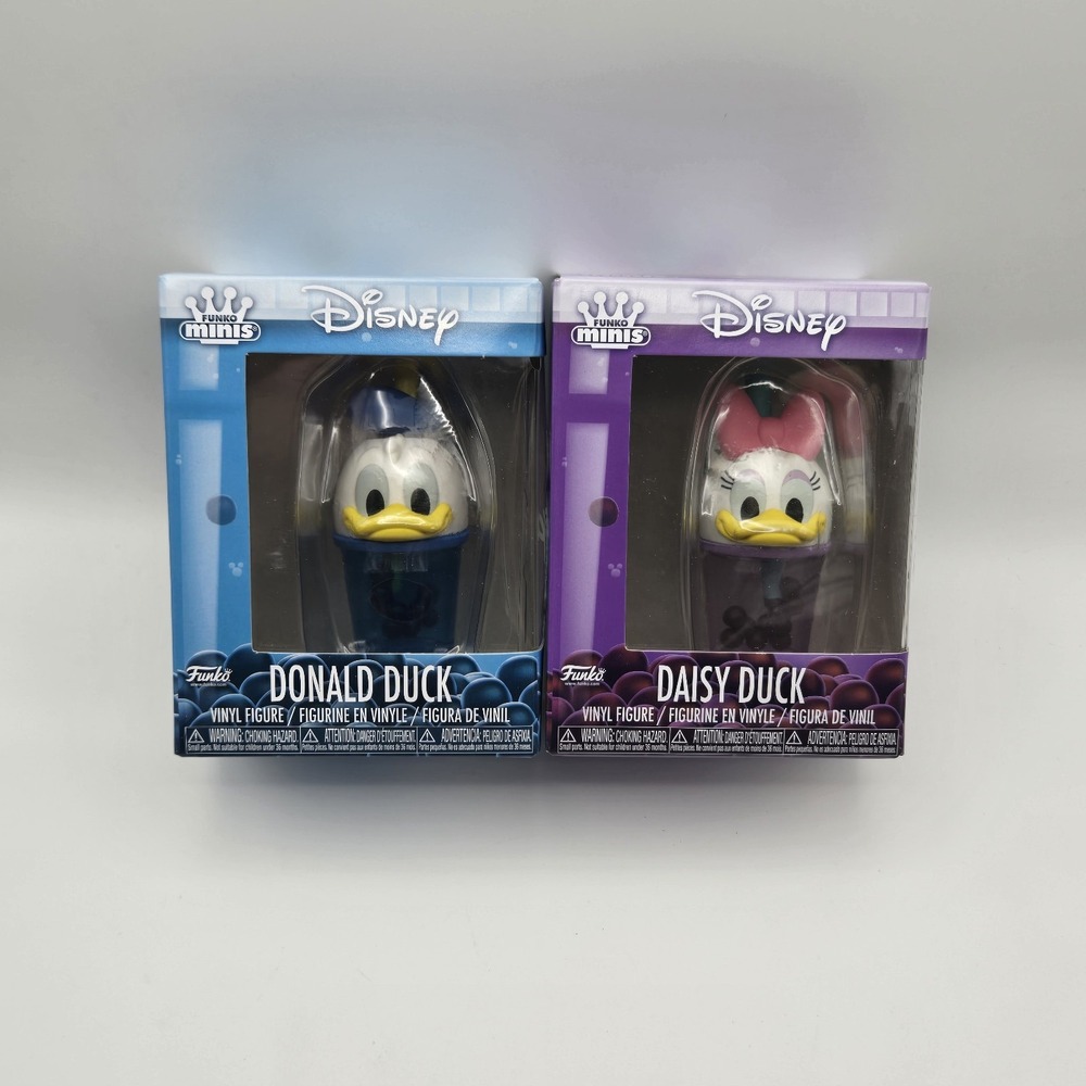 Funko Minis Disney Donald Duck Daisy Duck Boba Vinyl Figures 2 Pack NEW